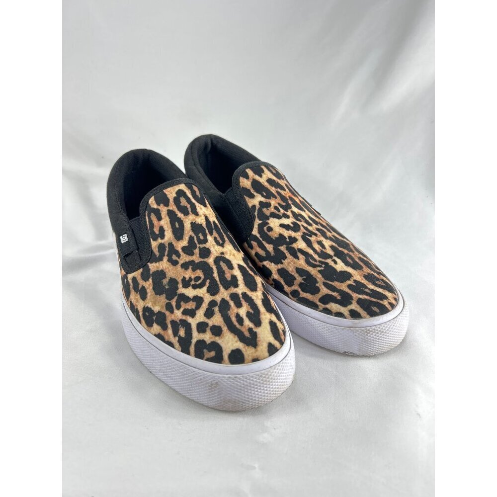 DC Leopard Print Slip-On Shoes - Picture 2 of 9